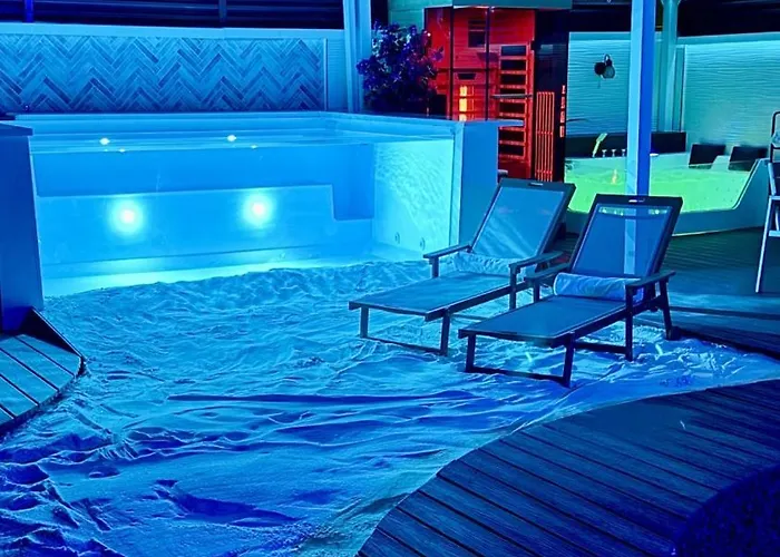 Heated Glass Pool And